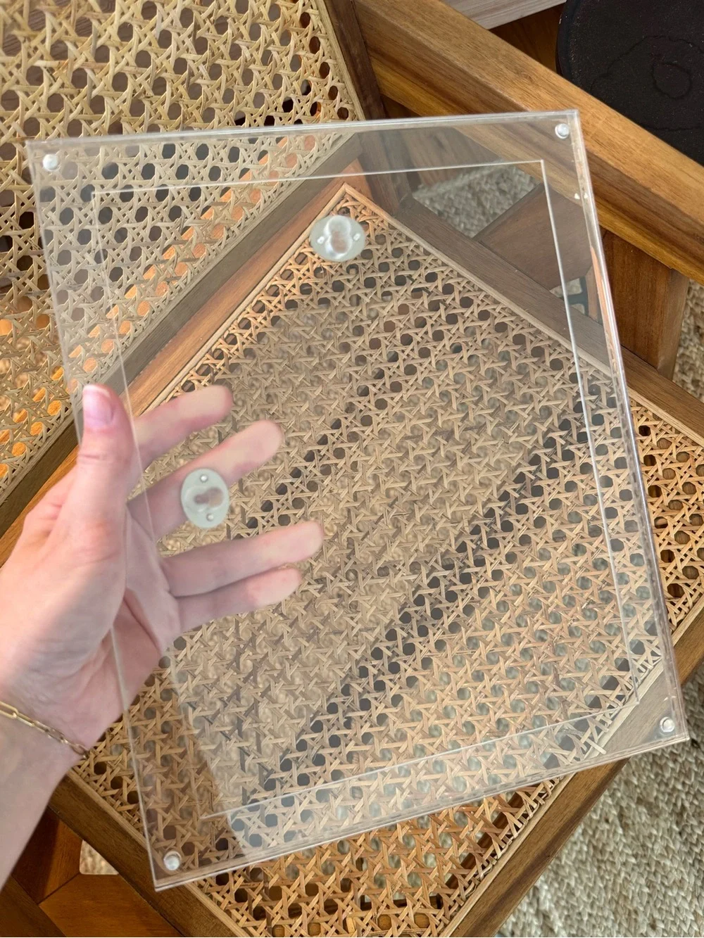 West Elm Acrylic 8x10 Photo Frame